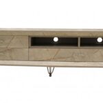 میز تلویزیون طرح سنگ مدل MT-160 LIGHT MARBLE