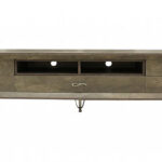 میز تلویزیون روکش طرح سنگ مدل MT-200 DARK MARBLE