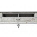 میز طرح سنگ مرمر مدل MT-200 LIGHT MARBLE